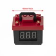 thumbnail image 3 of Vogacara 1/10 1/8 Decoraciones de alarma de de bajo voltaje de Control remoto Reemplazar parte Modelo de simulación Piezas de repuesto de Kits de construcción modelo Negro Vogacara FN001155-02, 3 of 6