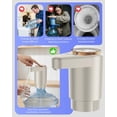 thumbnail image 3 of Water Jug Pump for 5 Gallon Bottle – Portable Electric USB-C Charging Dispenser, Dual Powerful Motors, Fast Flow, Fits 2-5 Gallon Jugs – Ideal for Home, Office, Camping, RV, 3 of 9