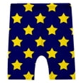 thumbnail image 4 of UANWENN Ensemble de Tenues pour Filles Imprimé Étoile Col Rond T-Shirt à Manches Courtes Shorts Pyjama Trois Pièces Confortable Décontracté Tenue de Nuit pour Tout-Petits Enfants Âge 2 14 Printemps Été Tenue d'Intérieur Ensemble Chandail à Capuchon Court et Pantalon, 4 of 5