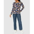 thumbnail image 4 of Joules Women's Harbour Print Long Sleeve Jersey Top (Navy Floral, 20/XXL), 4 of 5