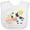 AA-White, variant on Inktastic Fun Farm Animals Cow, Pig, Chick Boys or Girls Baby Bib