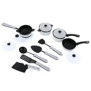 11Pieces/Set Plastic Kitchen Cooking Utensils Set Pots and Pans Kids Play