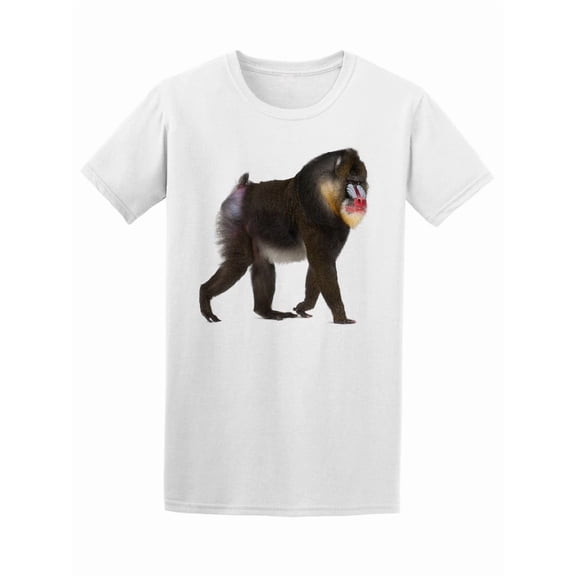 Mandrill Primate Of The Wild T-Shirt Men -Image by Shutterstock, Male XX-Large