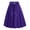 Purple, variant on Long Skirts Oversized High Waist Boho Fall Skirt Flowy Pleated Hawaiian Solid Color Loose Stretchy Skirts for Women Trendy Casual Winter for City Sightseeing XXL