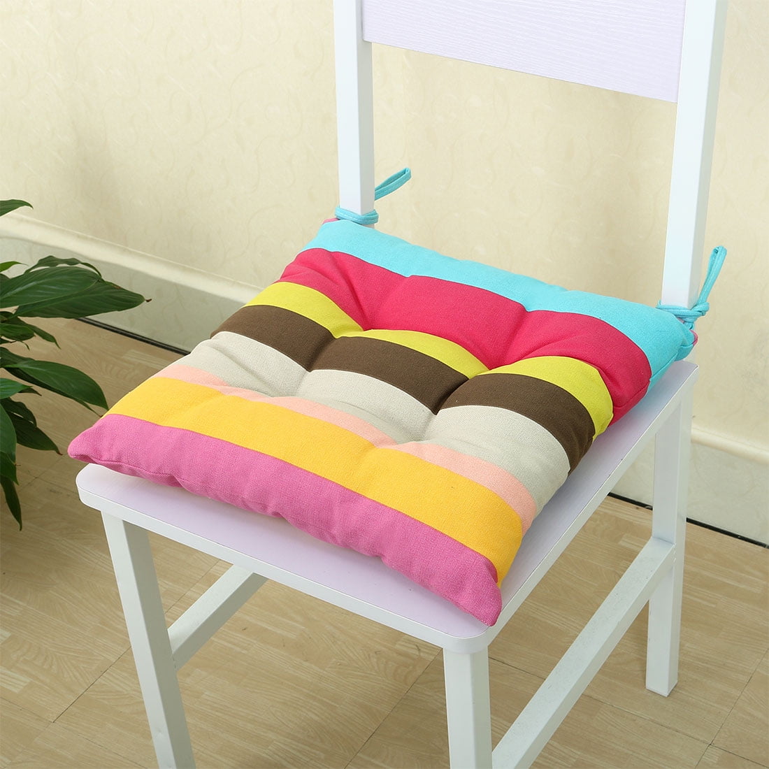 Canvas Cover Polyester Indoor Outdoor Chair Pads Cushions with Ties
