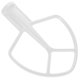 thumbnail image 4 of Batidor plano mezclado con soporte, reemplazo de batidor plano de aleación de aluminio Compatible con Kitchenaid, 4 of 5