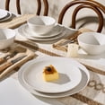 thumbnail image 2 of Famiware Prelude 12 Piece Porcelain Dinnerware Set, White Plates and Bowls Set for 4, 2 of 7