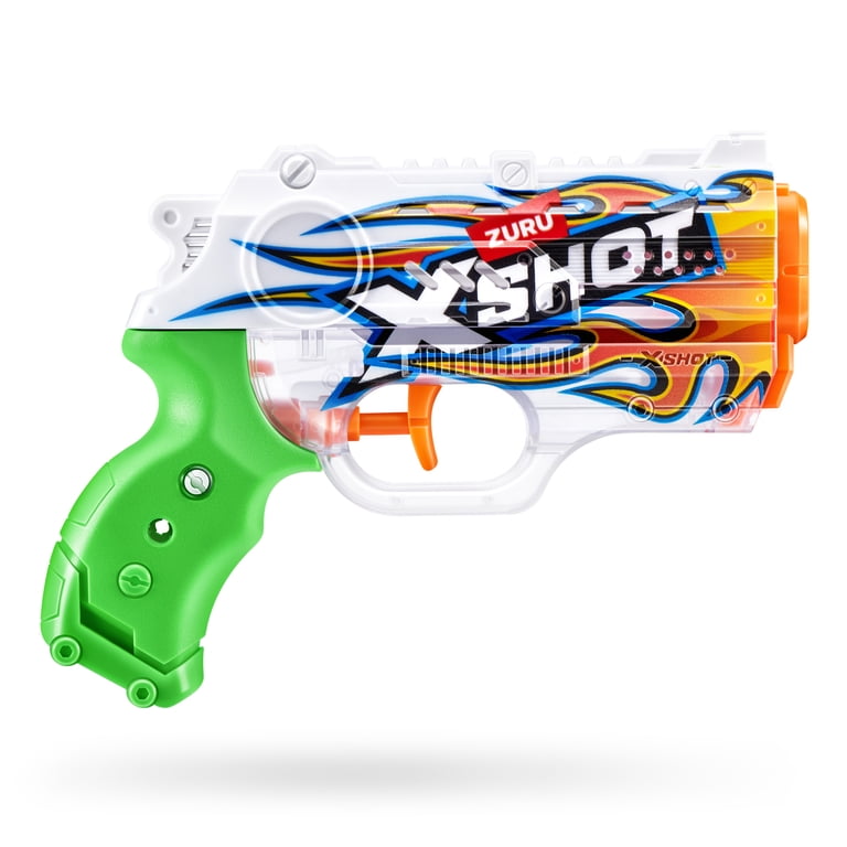 XSHOT, Water Fast-Fill Skins Nano Water Blaster, 4-pack, Up to 30