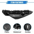 thumbnail image 4 of 1 Pair Bumper Mounting Support Bracket Compatible for Toyota Yaris 07-12 Left Right Bumper Retainer Set, 4 of 7