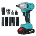 thumbnail image 1 of Mistaha Electric Impact Wrench Set with 600Nm Torque, 21V Lithium Battery, 4500 RPM Speed, Portable Cordless Power Tool Kit for Automotive Repair, 1 of 6