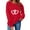 Red D, variant on Enjoytime Valentines Cute Sweatshirts for Women Lover Heart Print Crewneck Long Sleeve Shirt Lightweight Casual Pullover Tops Red L