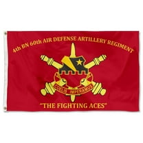 60th Air Defense Artillery Regiment Flag 3x5Feet Military Banner with 2 Brass Grommets