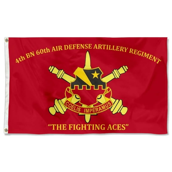 60th Air Defense Artillery Regiment Flag 3x5Feet Military Banner with 2 Brass Grommets