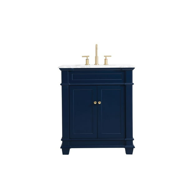30 Inch Single Bathroom Vanity Set In Blue Com - How To Change The Color Of Your Bathroom Vanity Unit