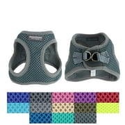 Angle View: Downtown Pet Supply Best No Pull, Step in Adjustable Dog Harness with Padded Vest, Easy to Put on Small, Medium and Large Dogs (Titanium, XS)