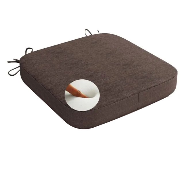 Chair Seat Cushion with Round Head Highly Elastic Comfortable Foam for Kitchen Living Room Furniture