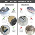 thumbnail image 3 of Aqua Elegante High Pressure Shower Head for Low Water Pressure Showers - 1.8 GPM - Polished Brass, 3 of 9