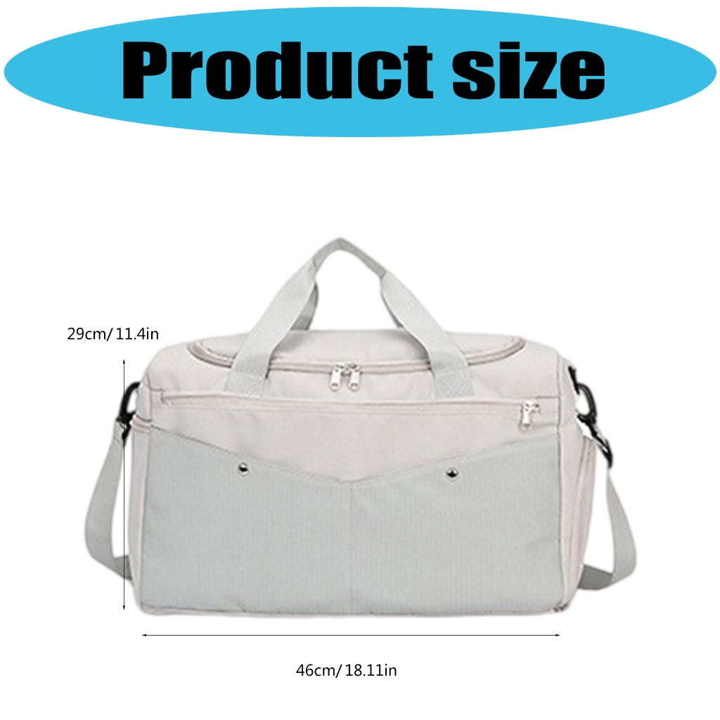 Travel Duffle Bag Sports Gym Toted Bag Carrys on Weekender Bag Overnight Bag Waterproof Luggage Bag for Women Ladies