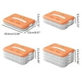 thumbnail image 5 of SDFGTstore 1/2/3/4 Layer Dumpling Box Storage Tray Food Container Box for Refrigerator and Kitchen Froze Dumpling Storage Case, 5 of 21