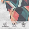 thumbnail image 5 of Yayeee 2 Pack Hand Towels for Bathroom 100% Cotton 16" x 28" Soft Absorbent Kitchen Towel, Green Abstract, 5 of 7