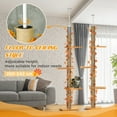 thumbnail image 2 of KAAYEE Floor to Ceiling Cat Tree,80"-95" Adjustable Tall Tower with Sisal Scratching Post,Orange, 2 of 7