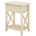 thumbnail image 6 of Naomi Home Eily Night Stand Bedside Table with Drawer Wooden Side Tables Bedroom Night Stands for Bedrooms Small Nightstand End Table Cream, 6 of 6