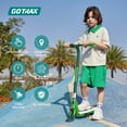 thumbnail image 2 of GOTRAX SCOUT 2.0 Kids Electric Scooter, 80W, 10.8V with 5" Light-Up Wheels, for Ages 4-7, Green, 2 of 9