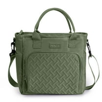 Spencer Lunch Bag Lunch Box Leakproof Insulated Lunch Cooler Bag for Women, Large Lunch Tote Bag with Side Pockets & Adjustable Shoulder Strap for Work Camping Picnic, Green