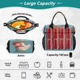 thumbnail image 4 of Large Insulated Lunch Bag With Adjustable Strap 9L/12L Capacity For Work Picnic Travel Hugging A Big Hen, 4 of 6