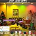 thumbnail image 2 of SikSog Downlight LED inteligente RGB de 4" 12W 1000 lm, compatible con Alexa, paquete de 12, 2 of 9