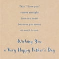 thumbnail image 3 of American Greetings Father's Day Card for Dad, Botanical Vine Design with Gold and Blue Foil, Includes Envelope, 3 of 3