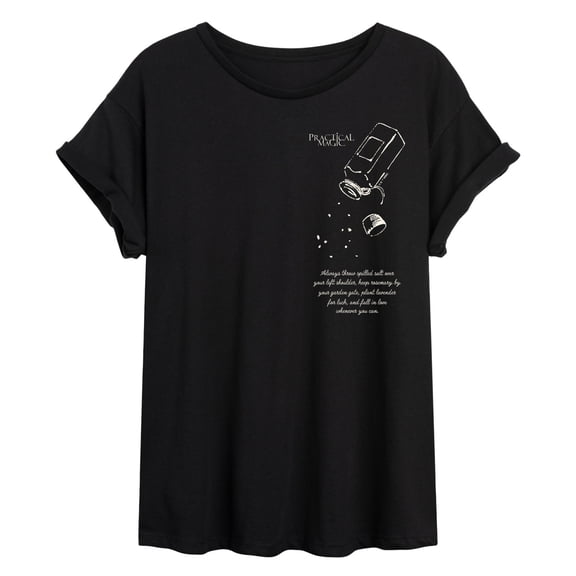 Practical Magic - Throw Spilled Salt Oversized Graphic T-Shirt