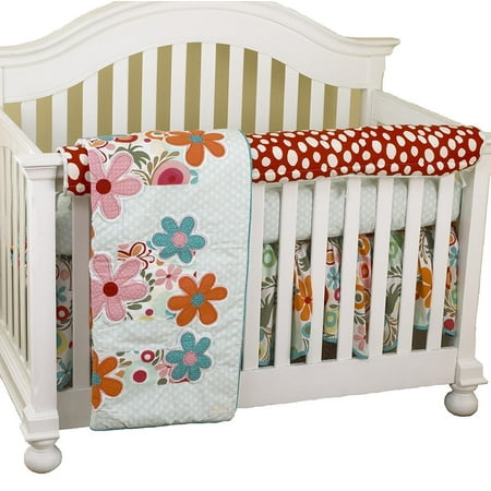 Cotton Tale Designs Front Crib Rail Cover Up Set Lizzie Walmart Com