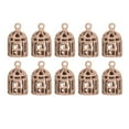 thumbnail image 2 of Jaula para pájaros en miniatura, 10 piezas, 1/12, 1/6, jaula para pájaros para muñecas en miniatura, jaula para pájaros para casa de muñecas, materiales de la mejor calidad, 2 of 14