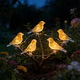 thumbnail image 4 of Tuscom Solar Bird String Lights with Clips, Outdoor Waterproof Decorative Hanging Lamp, Garden Patio Yard Courtyard Pathway Decor, Warm White LED, 4 of 4