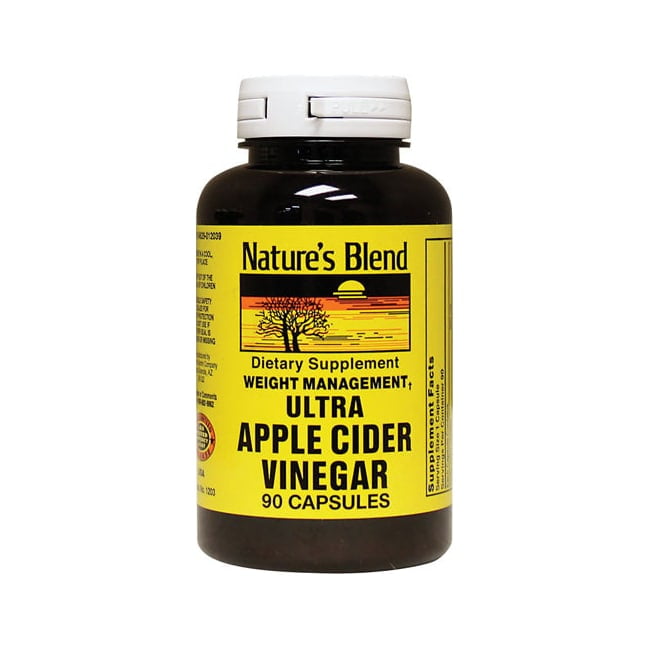 Nature's Blend Ultra Apple Cider Vinegar Capsules, 600 mg, 90 Count