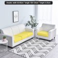 thumbnail image 1 of CAROOTU Solid Color Thicken Elastic Sofa Seat Cushion Cover Furniture Protector Corn, 1 of 5