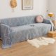 thumbnail image 1 of Nvzi Couch Cover Chenille Sofa Covers Geometry Sofa Towel Cover for Living Room Sofa Easy Fit Washable Furniture Sofa Protector 70.87*90.55inch (Blue Pink), 1 of 4