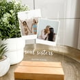 thumbnail image 6 of Custom Personalized Photo Picture Plaque Best Friends BFF Mate Buddy Pal Home Décor Gift for Her Custom Wood Stand Engrave Couple, Christmas, 6 of 8