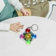 thumbnail image 1 of Memorización de color Juegos de mesa clásicos Juego de mano con luces Adultos Coordinación de manos y ojos Juego de memoria Juguetes Juego de cubo de rompecabezas Blanco transparente CUTICAT Juego de entrenamiento de memoria, 1 of 8