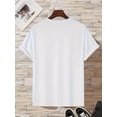 thumbnail image 2 of ITALIA Print Men's Casual T-shirt, Short Sleeve Tee Tops, Summer Outdoor Sports Clothing, 2 of 5