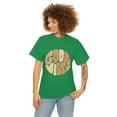 thumbnail image 3 of Super Cute Heavy Cotton Tee Good Vibes Retro T-Shirt Inspirational Tee 5XL, 3 of 4
