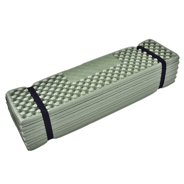 Estera plegable de espuma para acampar al aire libre - Verde militar