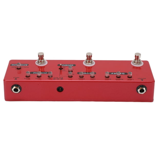 Octpeak All‑in‑1 Guitar Pedal,Guitar Pedal Multi Effects Metal All‑in‑1