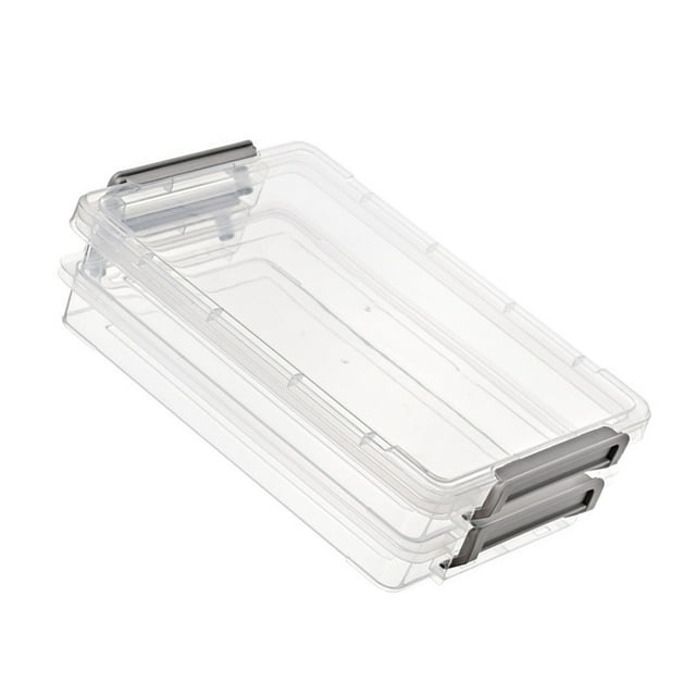 Portable File Box, Stackable Dustproof A4 Document Case for Documents, Files, and Certificates with Premium Plastic Material