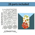 thumbnail image 2 of Gift Box Themed Cutting Template Floral Pattern Decorative Embossing Template for DIY DIY Scrapbooking Photo Albums Holiday Cards 0.8mm Thick, 2 of 7