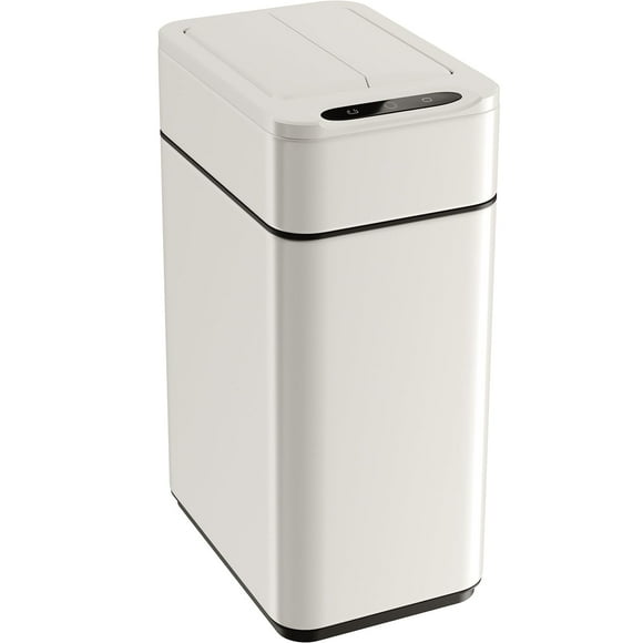 Bote de basura HomeLabs con sensor sin contacto y tapa retráctil de 9 litros