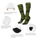 thumbnail image 3 of Fotbe Tropical Palm Leaves Fern Leaf Calcetas Divertidas Estampadas para Hombre y Mujer, Calcetas de Algodón hasta la Rodilla para Caminar, Correr, Enfermería y Embarazo, 3 of 6