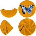 thumbnail image 5 of CPNG Children's Girls and Boys T Shirt Trendy Butterfly Print Loose Fit Tees Summer Casual Crew Neck Short Sleeve T-Shirt, 5 of 8