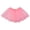 Bubblegum Pink, variant on Hot Pink Little Girls Tutu Ruffle Edge 3-Layer (4 mo - 3T)